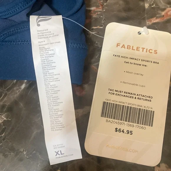 Fabletics Faye Impact Sportsbra(New) - Picture 4 of 4